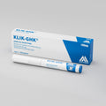 KLIK-GHK injection packaging with a pen on a gray background